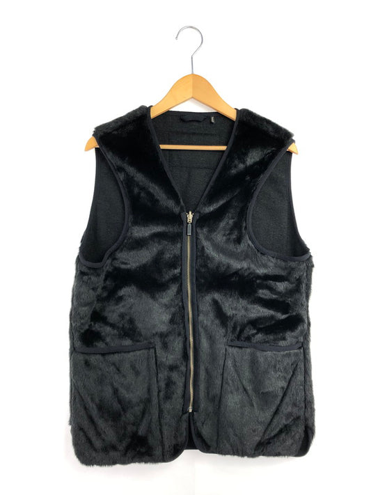 【中古品】【メンズ】 BARBOUR バブアー REVERSIBLE FUR VEST リバーシブル ファー ベスト アウター 144-260622-na-21-tagh サイズ：38 カラー：ブラック 万代Net店