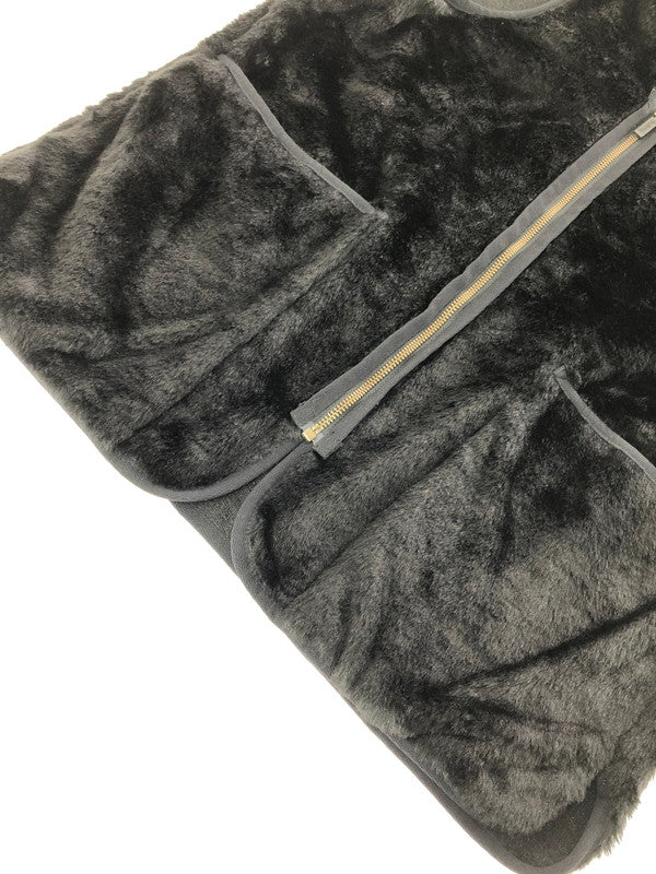 【中古品】【メンズ】 BARBOUR バブアー REVERSIBLE FUR VEST リバーシブル ファー ベスト アウター 144-260622-na-21-tagh サイズ：38 カラー：ブラック 万代Net店