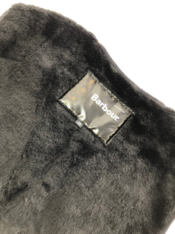 【中古品】【メンズ】 BARBOUR バブアー REVERSIBLE FUR VEST リバーシブル ファー ベスト アウター 144-260622-na-21-tagh サイズ：38 カラー：ブラック 万代Net店