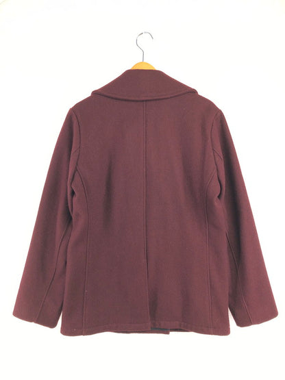 【中古品】【メンズ】 SCHOTT BROS ショット USA製 P COAT 7118 ピーコート アウター 145-260622-na-23-tagh サイズ：38 カラー：ボルドー 万代Net店