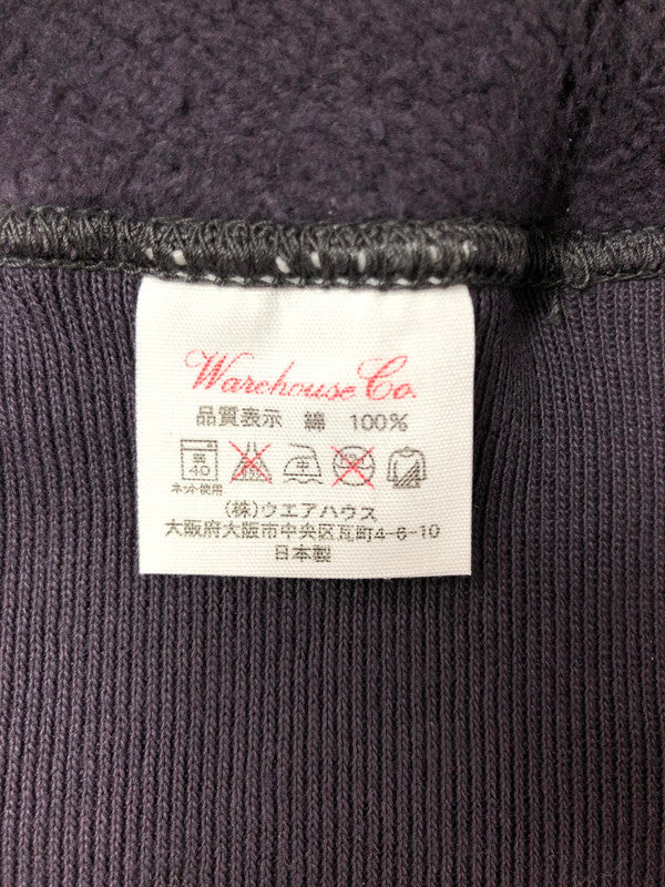 【中古品】【メンズ】 WARE HOUSE ウエアハウス SWEAT 両V スウェット トレーナー トップス 145-260619-rt-07-tagh サイズ：38 カラー：ネイビー 万代Net店