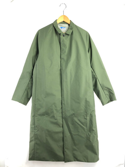 【中古品】【メンズ】 POWDERHORN MOUNTAINEERING パウダーホーン マウンテニアリング NYLON LONG COAT ナイロン ロングコート アウター 144-260622-na-24-tagh サイズ：M カラー：カーキ 万代Net店