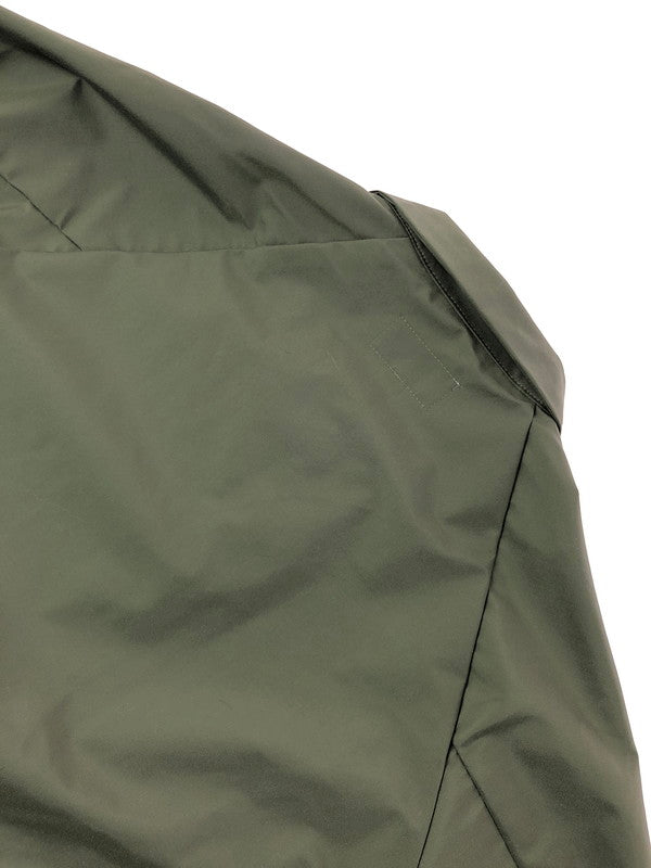 【中古品】【メンズ】 POWDERHORN MOUNTAINEERING パウダーホーン マウンテニアリング NYLON LONG COAT ナイロン ロングコート アウター 144-260622-na-24-tagh サイズ：M カラー：カーキ 万代Net店
