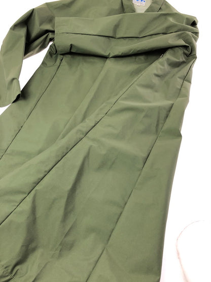 【中古品】【メンズ】 POWDERHORN MOUNTAINEERING パウダーホーン マウンテニアリング NYLON LONG COAT ナイロン ロングコート アウター 144-260622-na-24-tagh サイズ：M カラー：カーキ 万代Net店