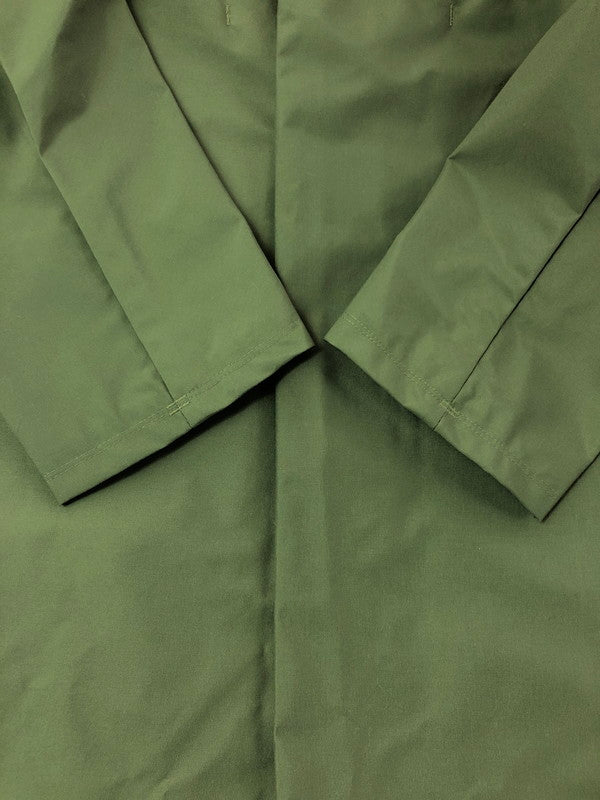 【中古品】【メンズ】 POWDERHORN MOUNTAINEERING パウダーホーン マウンテニアリング NYLON LONG COAT ナイロン ロングコート アウター 144-260622-na-24-tagh サイズ：M カラー：カーキ 万代Net店