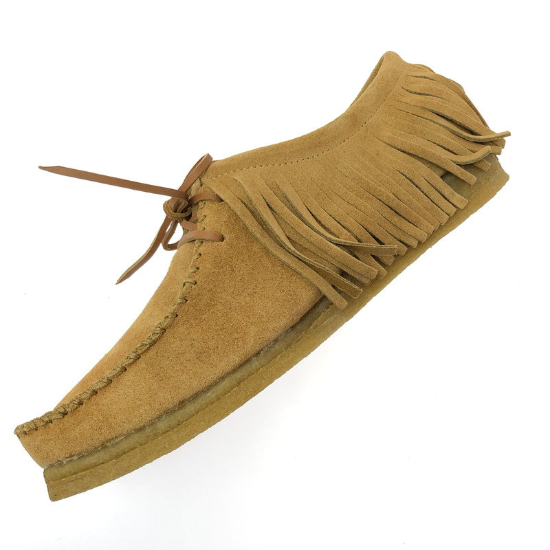 【中古品】【メンズ】 INSCRINE アンスクリア × CLARKS クラークス WALLABEE 261727007085 ワラビー ブーツ 靴 164-260627-na-06-tagh サイズ：US 9 1/2 M カラー：キャメル系 万代Net店