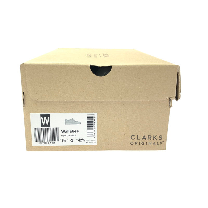 【中古品】【メンズ】 INSCRINE アンスクリア × CLARKS クラークス WALLABEE 261727007085 ワラビー ブーツ 靴 164-260627-na-06-tagh サイズ：US 9 1/2 M カラー：キャメル系 万代Net店