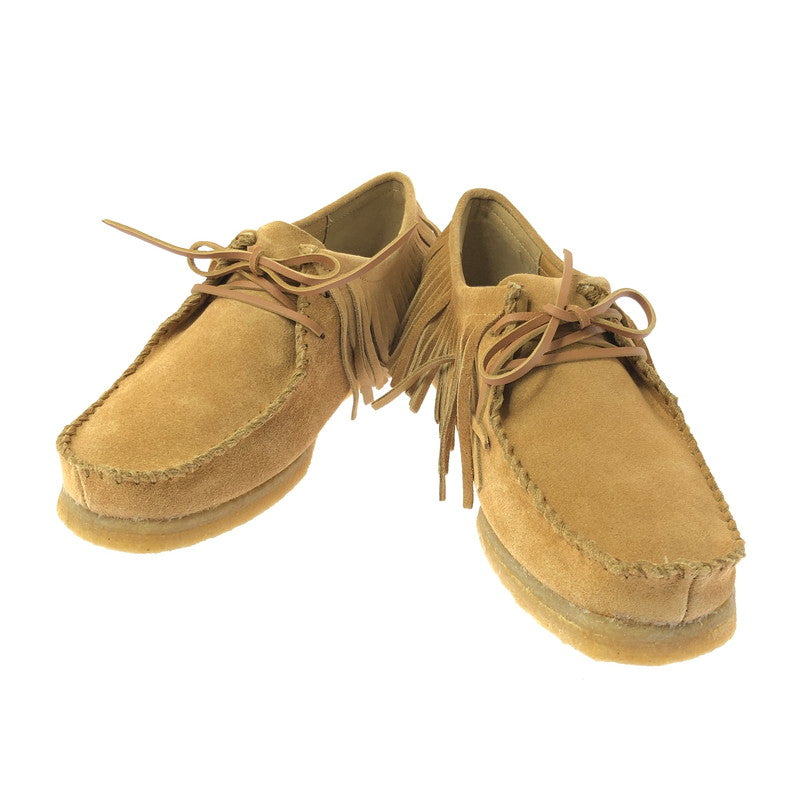 【中古品】【メンズ】 INSCRINE アンスクリア × CLARKS クラークス WALLABEE 261727007085 ワラビー ブーツ 靴 164-260627-na-06-tagh サイズ：US 9 1/2 M カラー：キャメル系 万代Net店