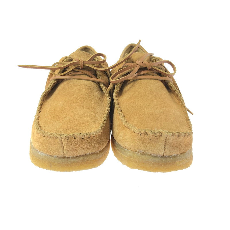 【中古品】【メンズ】 INSCRINE アンスクリア × CLARKS クラークス WALLABEE 261727007085 ワラビー ブーツ 靴 164-260627-na-06-tagh サイズ：US 9 1/2 M カラー：キャメル系 万代Net店