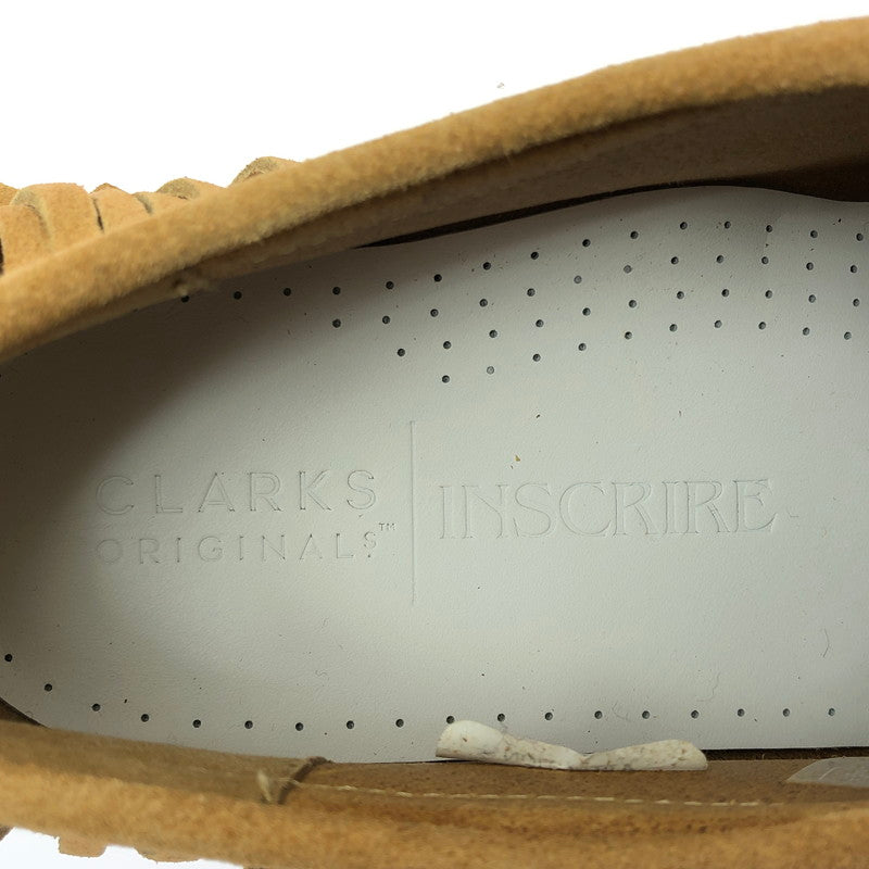 【中古品】【メンズ】 INSCRINE アンスクリア × CLARKS クラークス WALLABEE 261727007085 ワラビー ブーツ 靴 164-260627-na-06-tagh サイズ：US 9 1/2 M カラー：キャメル系 万代Net店