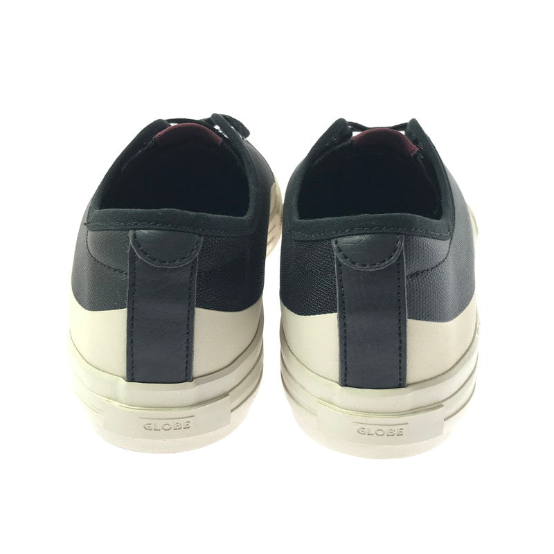 【中古美品】【メンズ】 GLOBE グローブ GILLETTE ジレット スニーカー 靴 162-260622-na-17-tagh サイズ：26.5cm US 8.5 カラー：BLACK/CREAM 万代Net店
