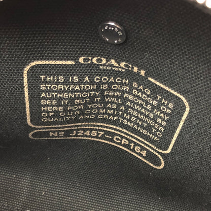 【現状渡し品】【レディース】 COACH コーチ CARGO TOTE J2457-CP164 カーゴ トート 2WAYバッグ ショルダーバッグ ハンドバッグ カバン 180-260616-na-04-tagh カラー：ブラック 万代Net店
