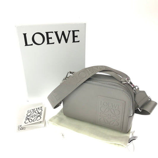 【中古品】【レディース】 LOEWE ロエベ CROSS BODY CAMERA BAG MINI 0011326543 クロスボディ カメラ バック 2WAYバッグ ショルダーバッグ カバン 180-260608-na-02-tagh カラー：SHELL GRAY 万代Net店