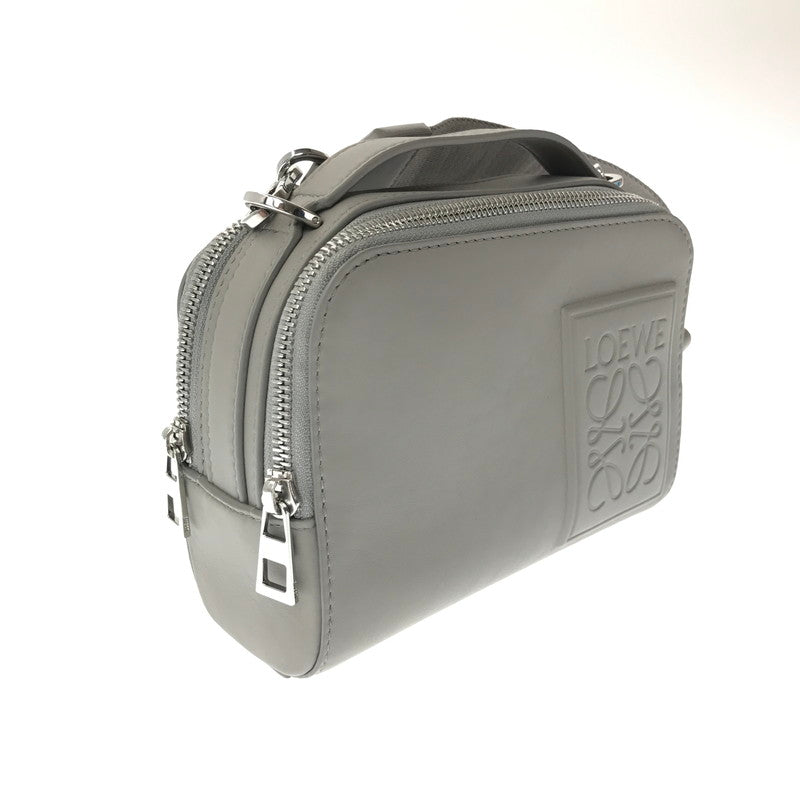 【中古品】【レディース】 LOEWE ロエベ CROSS BODY CAMERA BAG MINI 0011326543 クロスボディ カメラ バック 2WAYバッグ ショルダーバッグ カバン 180-260608-na-02-tagh カラー：SHELL GRAY 万代Net店