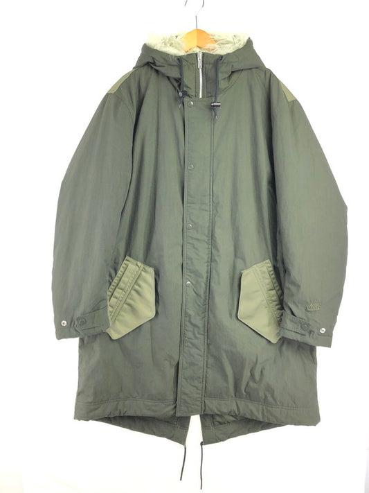 【中古品】【メンズ】 NIKE ナイキ THERMA-FIT WHITE SPACE PARKA DD6776-355 リバーシブル モッズコート アウター 148-260622-na-22-tagh サイズ：XXL カラー：カーキ 万代Net店