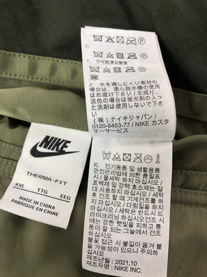 【中古品】【メンズ】 NIKE ナイキ THERMA-FIT WHITE SPACE PARKA DD6776-355 リバーシブル モッズコート アウター 148-260622-na-22-tagh サイズ：XXL カラー：カーキ 万代Net店