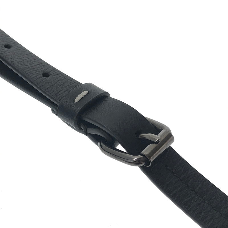 【中古品】【レディース】 MAISON MARGIELA メゾン マルジェラ BELT BAG POUCH SB2ZH0003 ベルト バッグ ポーチ ショルダーバッグ カバン 並行輸入品 180-260613-na-08-tagh カラー：ブラック 万代Net店