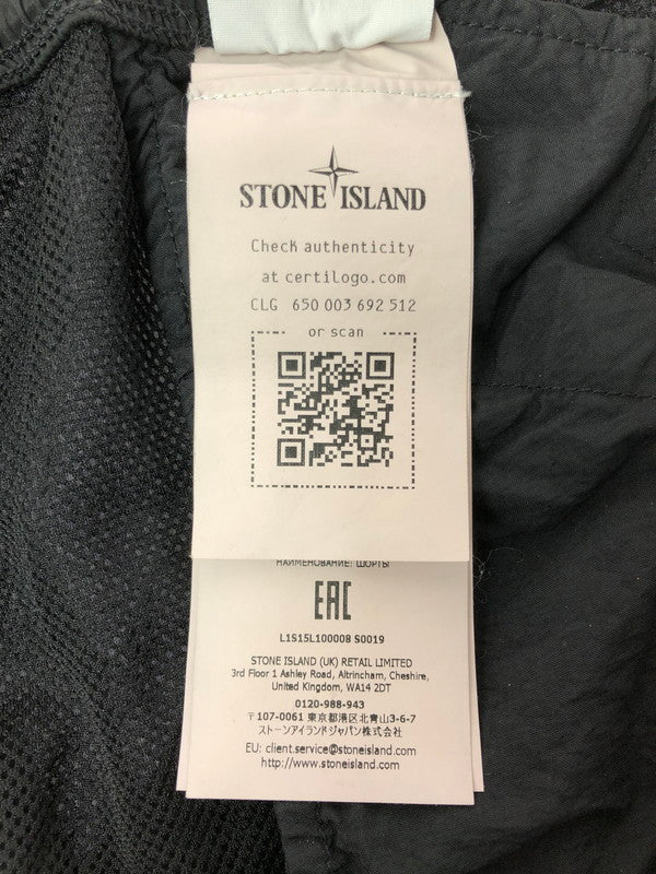 【中古品】【メンズ】 STONE ISLAND ストーン アイランド NYLON METAL IN ECONYLR SHORTS L1S15L100008S0019 国内正規 エコナイロン ショートパンツ ボトムス 152-260621-rt-11-tagh サイズ：36 カラー：ブラック 万代Net店