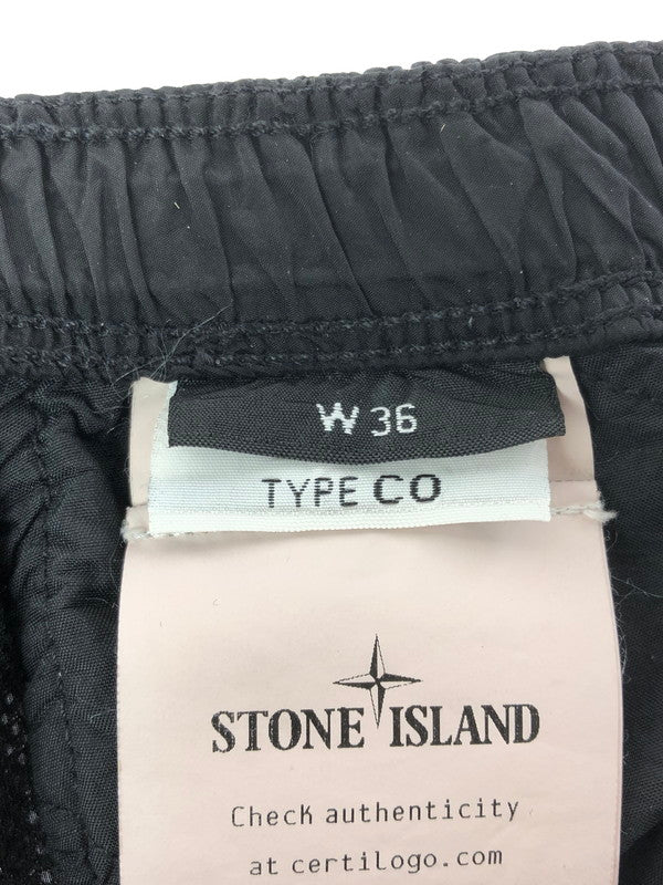 【中古品】【メンズ】 STONE ISLAND ストーン アイランド NYLON METAL IN ECONYLR SHORTS L1S15L100008S0019 国内正規 エコナイロン ショートパンツ ボトムス 152-260621-rt-11-tagh サイズ：36 カラー：ブラック 万代Net店