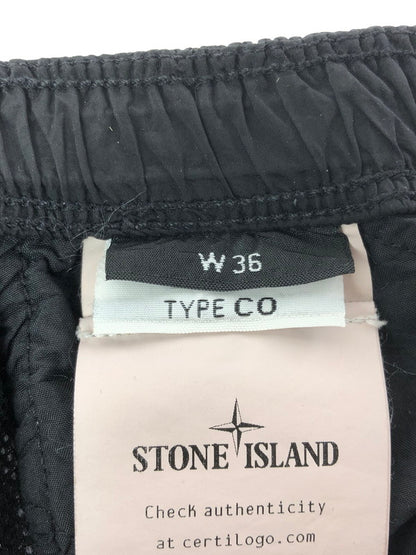 【中古品】【メンズ】 STONE ISLAND ストーン アイランド NYLON METAL IN ECONYLR SHORTS L1S15L100008S0019 国内正規 エコナイロン ショートパンツ ボトムス 152-260621-rt-11-tagh サイズ：36 カラー：ブラック 万代Net店