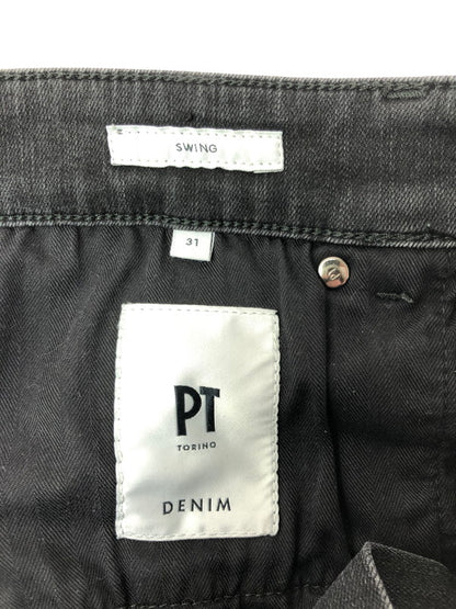 【中古品】【メンズ】 PT TORINO ピーティー トリノ STRETCH SKINNY DENIM C5DJ05Z20BAS ストレッチ スキニー デニム ジーンズ ボトムス 152-260624-rt-09-tagh サイズ：31 カラー：ブラック 万代Net店