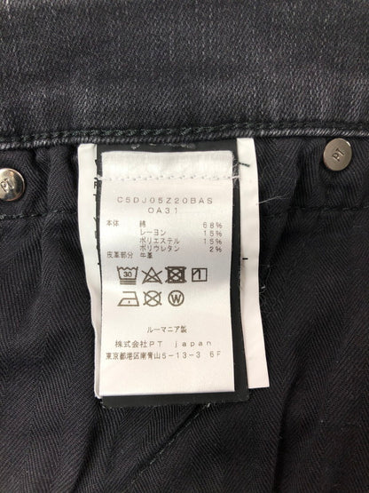 【中古品】【メンズ】 PT TORINO ピーティー トリノ STRETCH SKINNY DENIM C5DJ05Z20BAS ストレッチ スキニー デニム ジーンズ ボトムス 152-260624-rt-09-tagh サイズ：31 カラー：ブラック 万代Net店