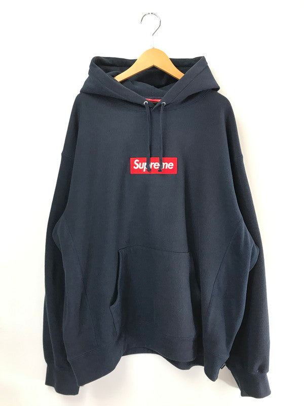 【中古品】【メンズ】 SUPREME シュプリーム 24AW BOX LOGO HOODED SWEATSHIRT ボックス ロゴ フーデッド スウェットシャツ パーカー トップス 149-260701-rt-14-tag サイズ：XXL カラー：ネイビー 万代Net店