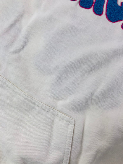 【中古品】【メンズ】 XLARGE エクストララージ FLOWER PULLOVER HOODIE 101224012009 フラワー プルオーバー フーディー 142-260619-rt-06-tagh サイズ：M カラー：ホワイト 万代Net店