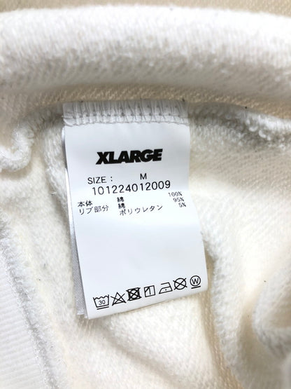 【中古品】【メンズ】 XLARGE エクストララージ FLOWER PULLOVER HOODIE 101224012009 フラワー プルオーバー フーディー 142-260619-rt-06-tagh サイズ：M カラー：ホワイト 万代Net店