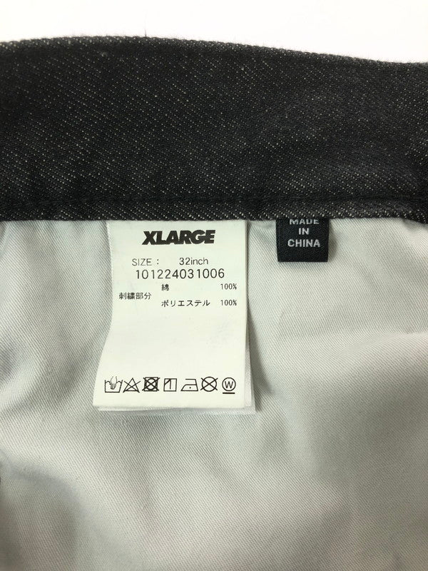 【中古品】【メンズ】 XLARGE エクストララージ FLOWER DENIM PANTS 101224031006 フラワー デニム パンツ ジーンズ ボトムス 153-260624-rt-16-tagh サイズ：32 カラー：インディゴ 万代Net店