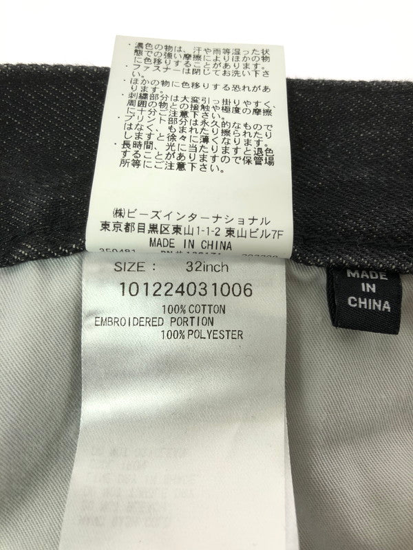 【中古品】【メンズ】 XLARGE エクストララージ FLOWER DENIM PANTS 101224031006 フラワー デニム パンツ ジーンズ ボトムス 153-260624-rt-16-tagh サイズ：32 カラー：インディゴ 万代Net店