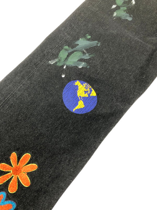 【中古品】【メンズ】 XLARGE エクストララージ FLOWER DENIM PANTS 101224031006 フラワー デニム パンツ ジーンズ ボトムス 153-260624-rt-16-tagh サイズ：32 カラー：インディゴ 万代Net店