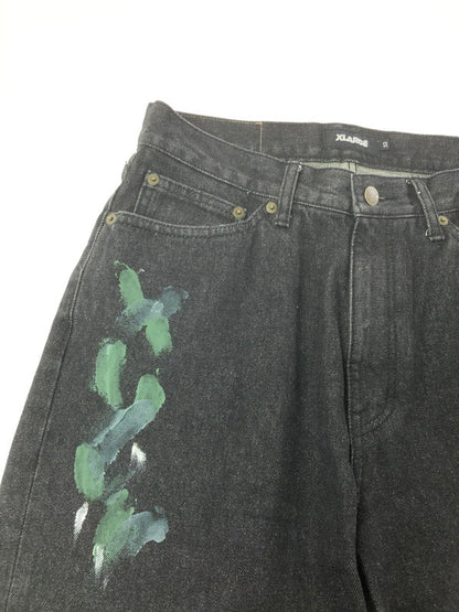 【中古品】【メンズ】 XLARGE エクストララージ FLOWER DENIM PANTS 101224031006 フラワー デニム パンツ ジーンズ ボトムス 153-260624-rt-16-tagh サイズ：32 カラー：インディゴ 万代Net店