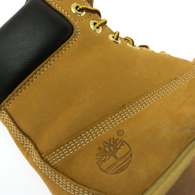 【中古品】【メンズ】 TIMBERLAND ティンバーランド 6INCH PREMIUM BOOT 010061 6インチ プレミアム ブーツ 靴 164-260627-na-10-tagh サイズ：7.5 カラー：WHEAT NUBUCK" 万代Net店
