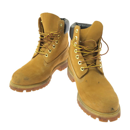 【中古品】【メンズ】 TIMBERLAND ティンバーランド 6INCH PREMIUM BOOT 010061 6インチ プレミアム ブーツ 靴 164-260627-na-10-tagh サイズ：7.5 カラー：WHEAT NUBUCK" 万代Net店