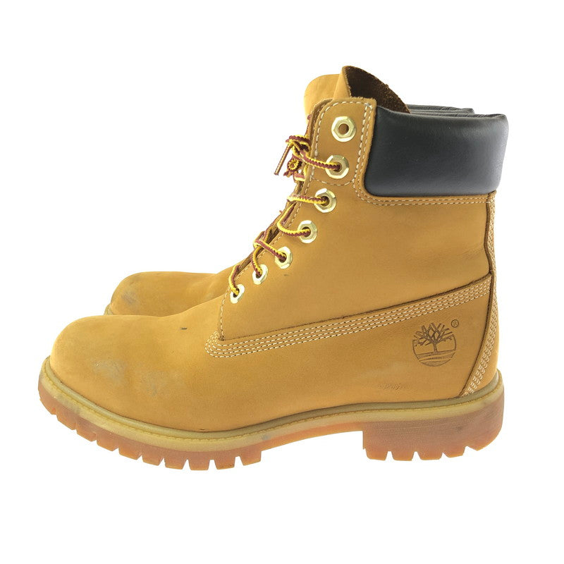 【中古品】【メンズ】 TIMBERLAND ティンバーランド 6INCH PREMIUM BOOT 010061 6インチ プレミアム ブーツ 靴 164-260627-na-10-tagh サイズ：7.5 カラー：WHEAT NUBUCK" 万代Net店