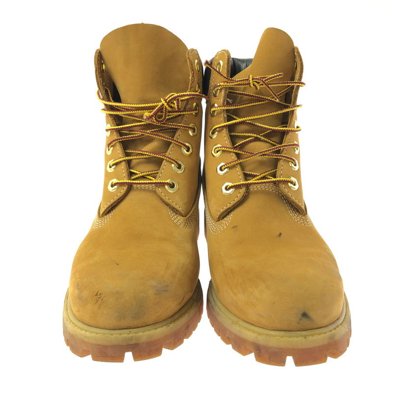 【中古品】【メンズ】 TIMBERLAND ティンバーランド 6INCH PREMIUM BOOT 010061 6インチ プレミアム ブーツ 靴 164-260627-na-10-tagh サイズ：7.5 カラー：WHEAT NUBUCK" 万代Net店