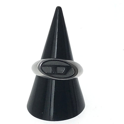 【中古品】【メンズ】 DIESEL ディーゼル OVAL D SIGNET RING オーバル D ロゴ リング 指輪 アクセサリー 193-260623-na-01-tagh サイズ：9 カラー：シルバー 万代Net店