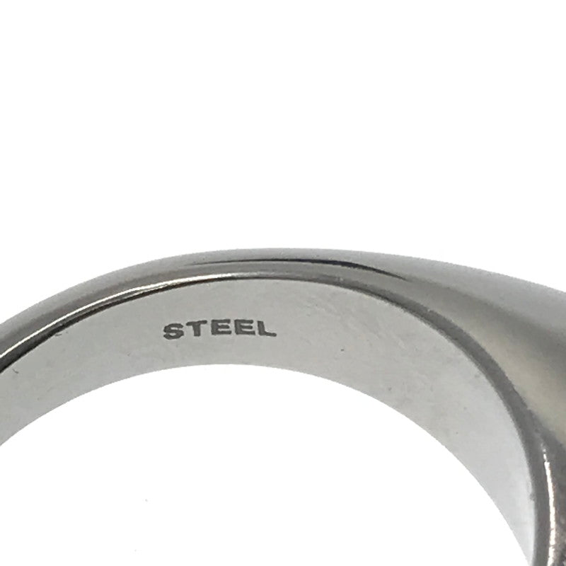 【中古品】【メンズ】 DIESEL ディーゼル OVAL D SIGNET RING オーバル D ロゴ リング 指輪 アクセサリー 193-260623-na-01-tagh サイズ：9 カラー：シルバー 万代Net店