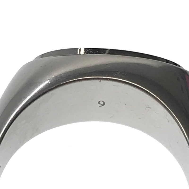 【中古品】【メンズ】 DIESEL ディーゼル OVAL D SIGNET RING オーバル D ロゴ リング 指輪 アクセサリー 193-260623-na-01-tagh サイズ：9 カラー：シルバー 万代Net店