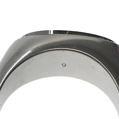【中古品】【メンズ】 DIESEL ディーゼル OVAL D SIGNET RING オーバル D ロゴ リング 指輪 アクセサリー 193-260623-na-01-tagh サイズ：9 カラー：シルバー 万代Net店