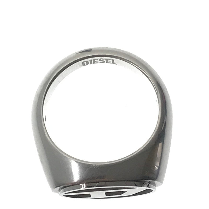 【中古品】【メンズ】 DIESEL ディーゼル OVAL D SIGNET RING オーバル D ロゴ リング 指輪 アクセサリー 193-260623-na-01-tagh サイズ：9 カラー：シルバー 万代Net店