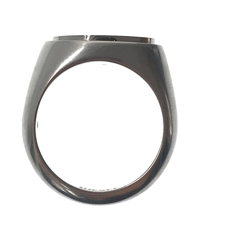 【中古品】【メンズ】 DIESEL ディーゼル OVAL D SIGNET RING オーバル D ロゴ リング 指輪 アクセサリー 193-260623-na-01-tagh サイズ：9 カラー：シルバー 万代Net店