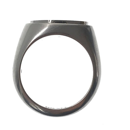【中古品】【メンズ】 DIESEL ディーゼル OVAL D SIGNET RING オーバル D ロゴ リング 指輪 アクセサリー 193-260623-na-01-tagh サイズ：9 カラー：シルバー 万代Net店