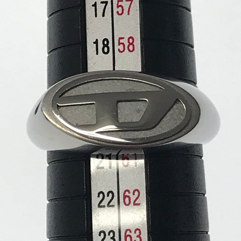 【中古品】【メンズ】 DIESEL ディーゼル OVAL D SIGNET RING オーバル D ロゴ リング 指輪 アクセサリー 193-260623-na-01-tagh サイズ：9 カラー：シルバー 万代Net店