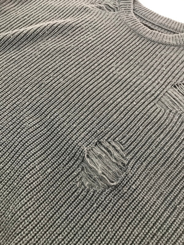 【中古品】【メンズ】 NEIGHBORHOOD ネイバー フッド SAVAGE.CREW A-KNIT.LS 202FUNH-KNM01 長袖 ニット トップス 142-260619-rt-25-tagh サイズ：M カラー：グレー 万代Net店