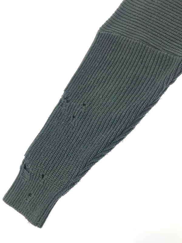 【中古品】【メンズ】 NEIGHBORHOOD ネイバー フッド SAVAGE.CREW A-KNIT.LS 202FUNH-KNM01 長袖 ニット トップス 142-260619-rt-25-tagh サイズ：M カラー：グレー 万代Net店