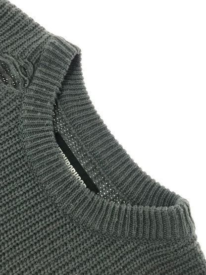 【中古品】【メンズ】 NEIGHBORHOOD ネイバー フッド SAVAGE.CREW A-KNIT.LS 202FUNH-KNM01 長袖 ニット トップス 142-260619-rt-25-tagh サイズ：M カラー：グレー 万代Net店