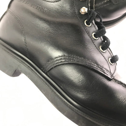 【中古品】【メンズ】 RED WING レッドウィング SUPERSOLE 6-INCH MOC 8133 スーパーソール 6インチ モック USA製 ブーツ 靴 164-260701-na-20-tagh サイズ：27cm US 9 カラー：ブラック 万代Net店