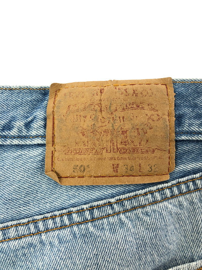 【中古品】【メンズ】 LEVI'S リーバイス 90's 501 DENIM PANTS G501-0193 USA製 95年製 501 デニムパンツ ボトムス 157-260624-rt-29-tagh サイズ：W34 カラー：インディゴ 万代Net店